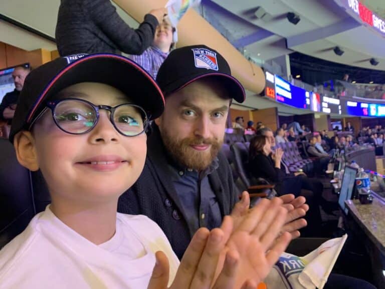 Carlos Adoption Day at Rangers Pride Night