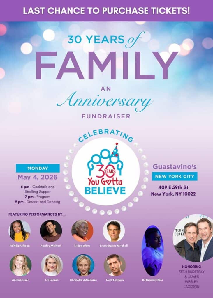 YGB 30 Years of Family Save the Date